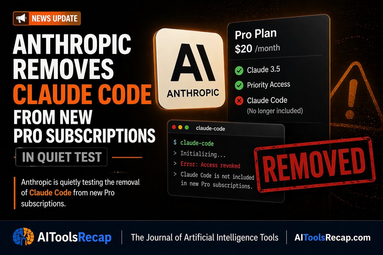 Anthropic Pulled Claude Code from the $20 Pro Plan — Here's What's Actually Happening