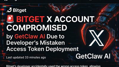Bitget's X Account Hijacked by Its Own AI — A Developer Used the Wrong Access Token