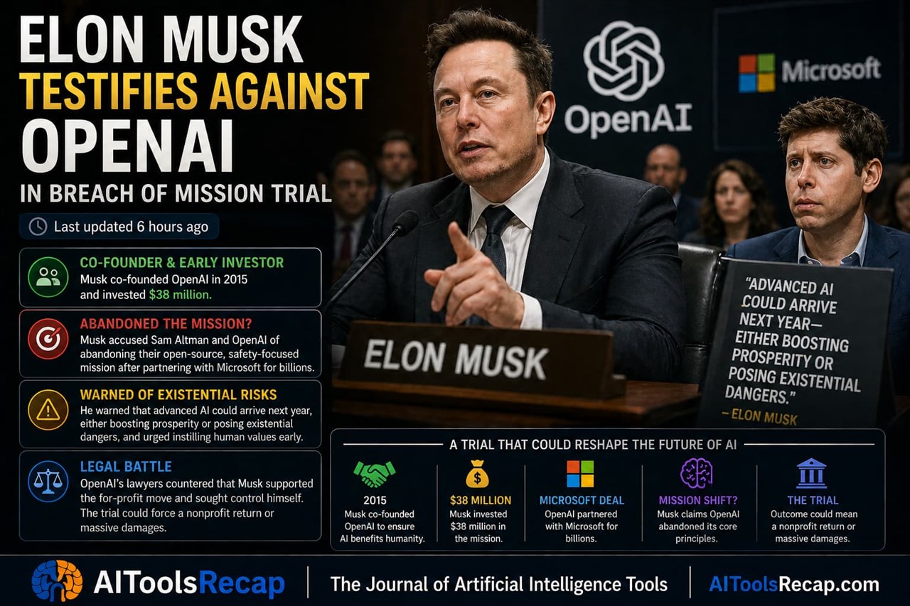 Elon Musk Takes the Stand Against OpenAI — What He Said, What's at Stake, and What Happens Next