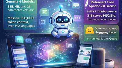 Gemma 4 Released: Google's Free Open AI Models That Run on Your Phone