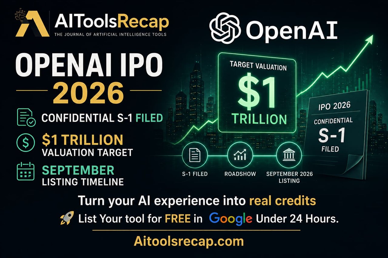 OpenAI Has Filed Its IPO S-1 — Here's the Timeline, the $1 Trillion Valuation, and What the Losses Actually Mean
