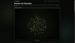 Particle Life Simulator logo